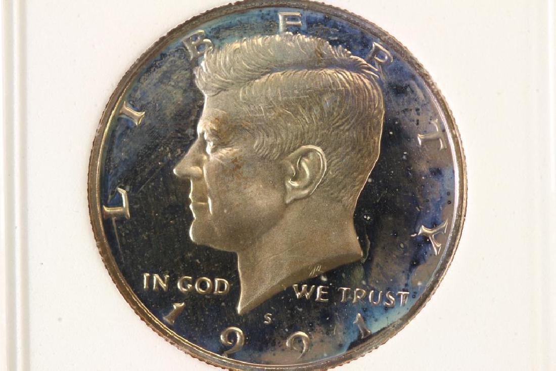 1991-S KENNEDY HALF DOLLAR PROOF DCAM (1 of 3)