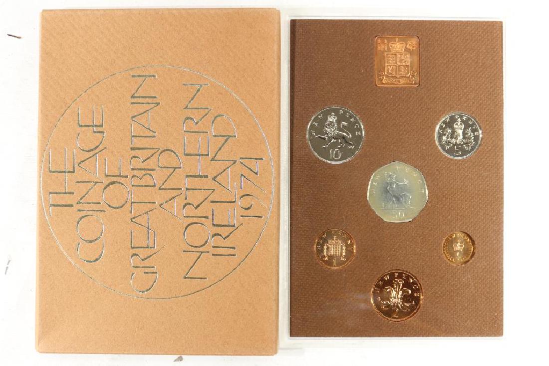 1974 GREAT BRITAIN AND NORTHERN IRELAND PROOF SET: ORIGINAL ROYAL MINT PACKAGING
