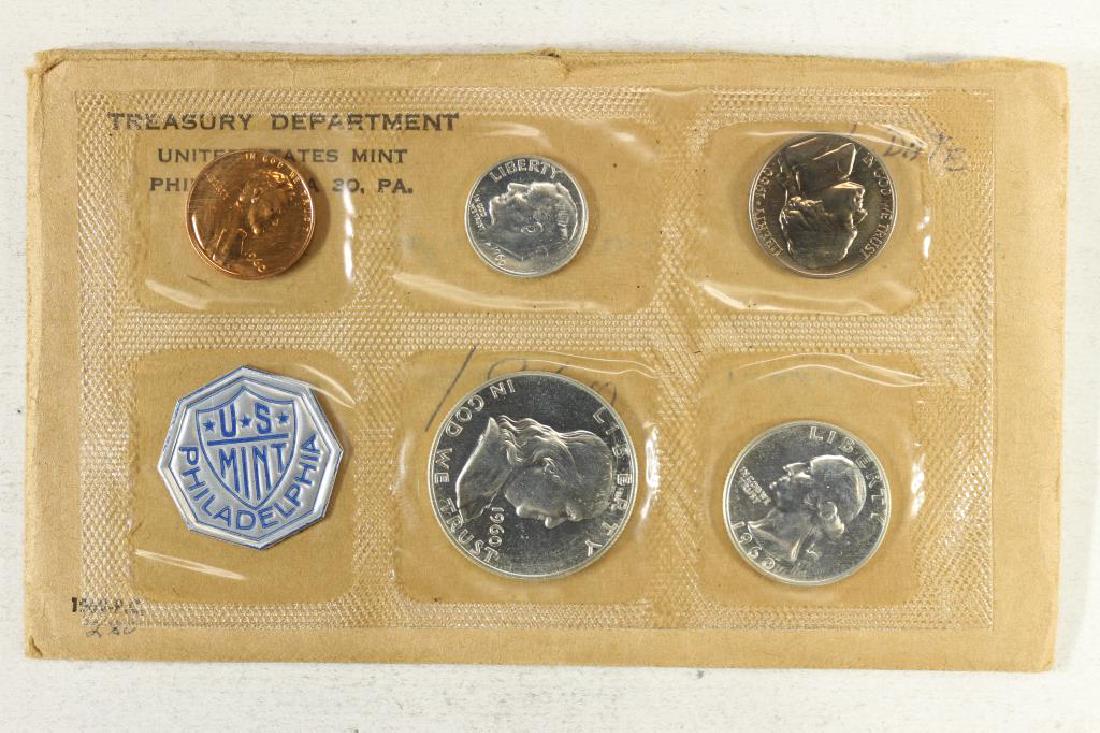 1960 US SILVER PROOF SET (WITH ENVELOPE) (1 of 2)