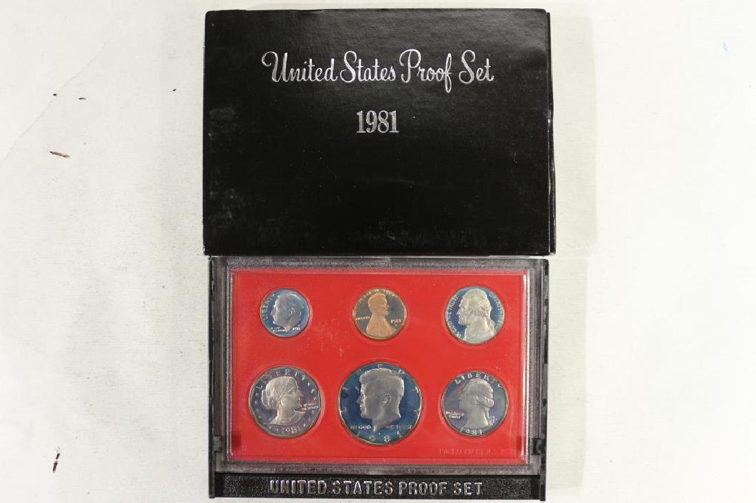 1981 US PROOF SET (WITH BOX) (1 of 2)