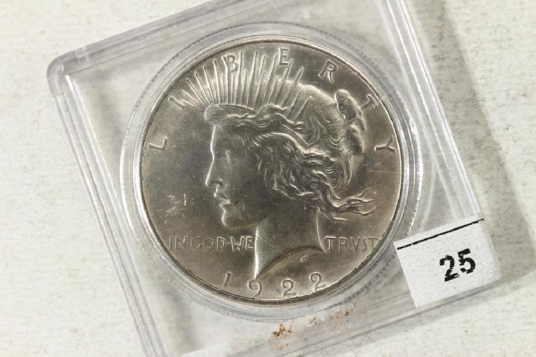 1922 TWO HEADED PEACE SILVER DOLLAR NOVELTY COIN (1 of 2)