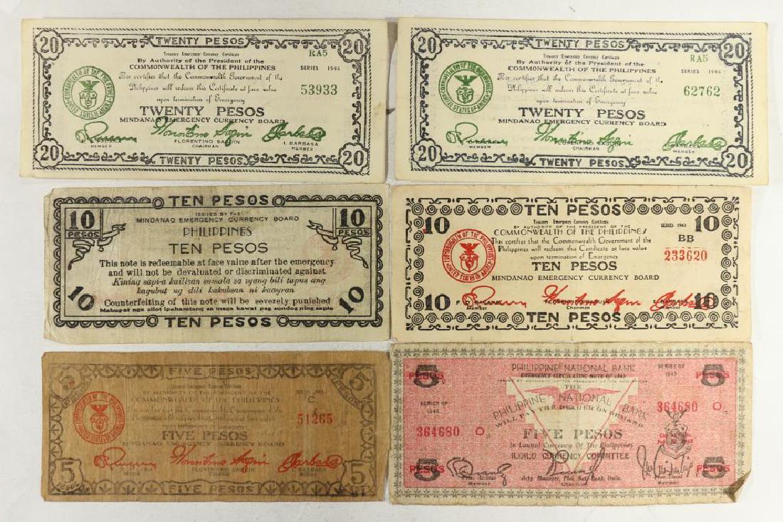 WWII PHILIPPINES EMERGENCY CURRENCY 2-FIVE (1 of 2)