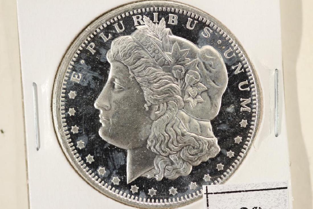 1 TROY OZ .999 FINE SILVER PROOF ROUND MORGAN: EAGLE