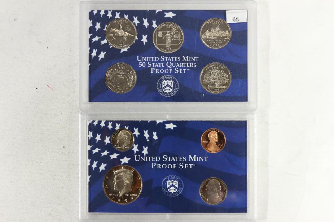1999 US PROOF SET (WITHOUT BOX) (1 of 2)