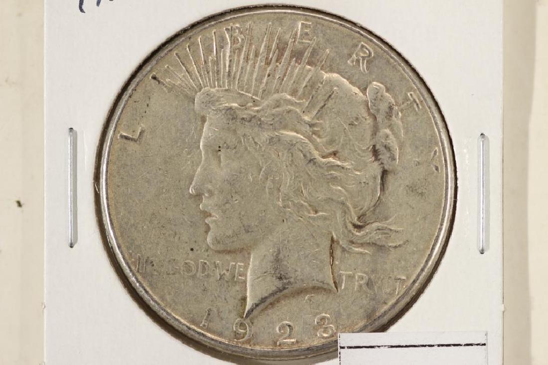 1923-S PEACE SILVER DOLLAR: You must call us at 1-763-862-8302 or email us at bidalotauction@aol.com with your credit card number directly. Thanks.