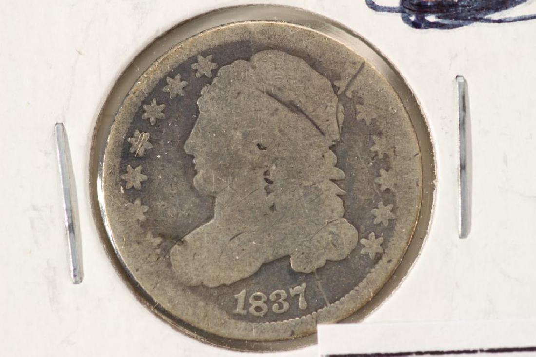 1837 CAPPED BUST DIME (1 of 2)