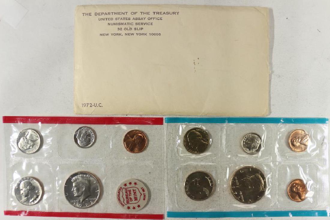 1972 US MINT SET (UNC) P/D/S (WITH ENVELOPE) (1 of 2)