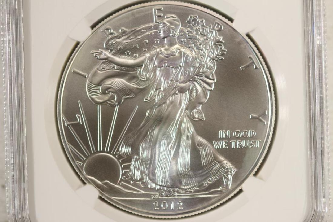 2012 (W) AMERICAN SILVER EAGLE NGC MS70 (1 of 3)