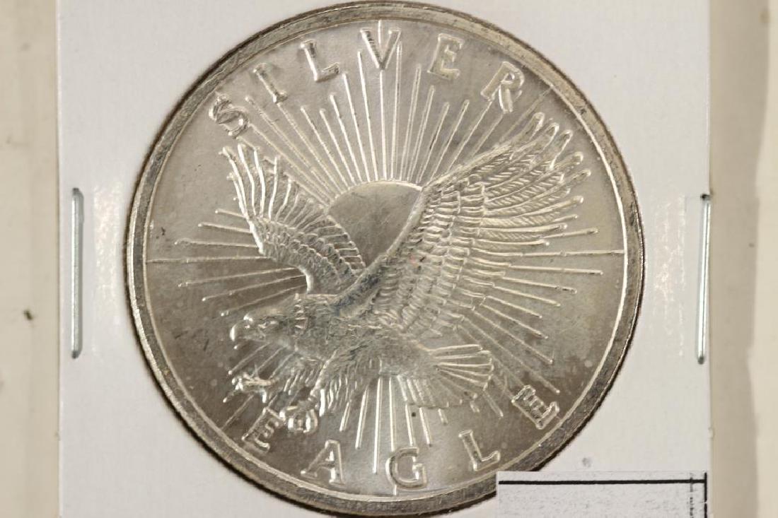 1 TROY OZ .999 FINE SILVER ROUND SILVER EAGLE BY (1 of 2)
