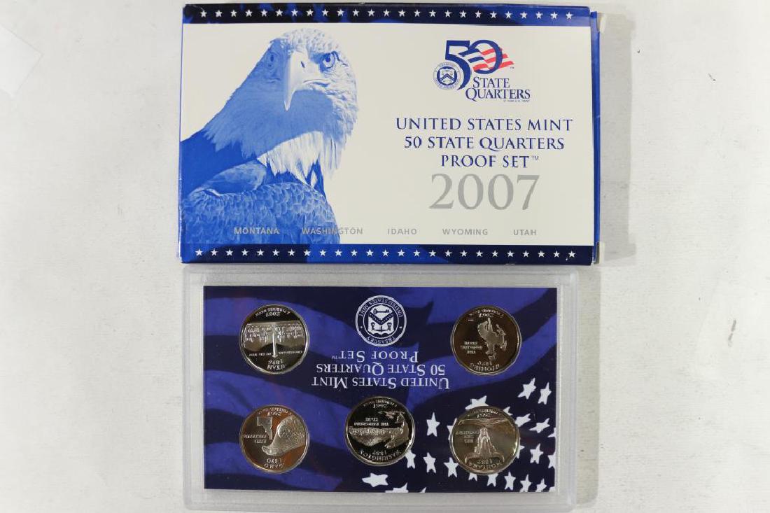 2007 US 50 STATE QUARTERS PROOF SET WITH BOX (1 of 2)