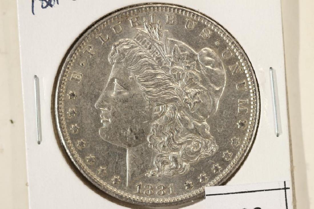 1881-O MORGAN SILVER DOLLAR UNC (1 of 2)