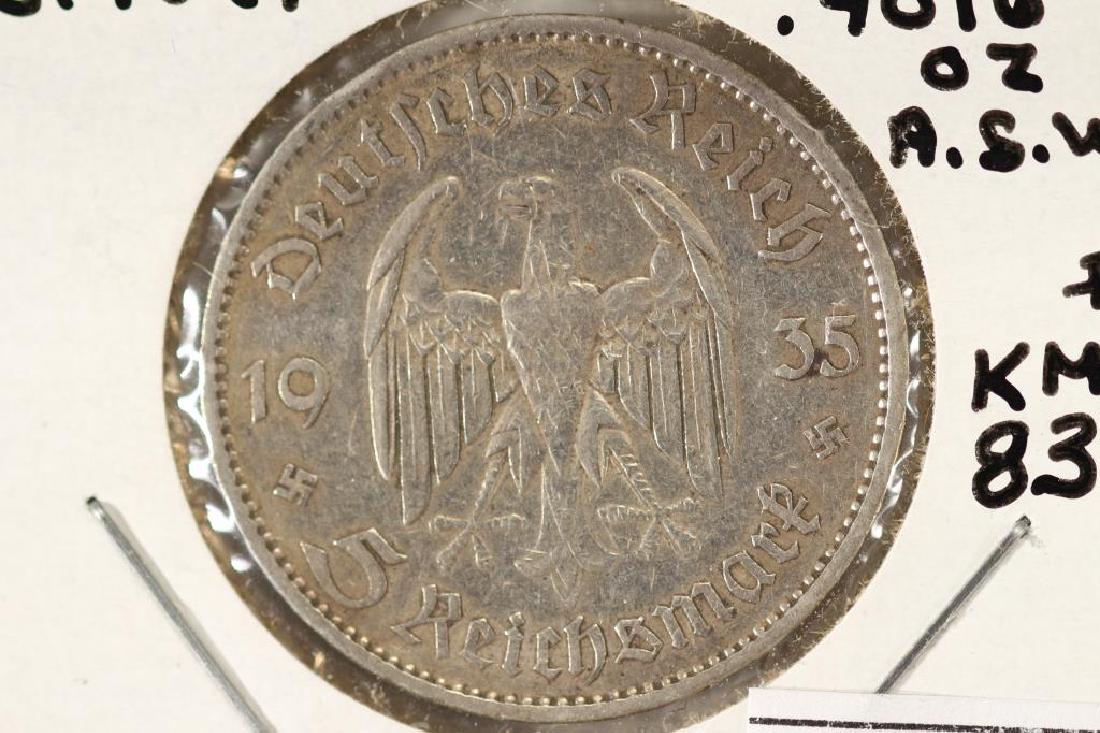 1935-A GERMAN SILVER 5 MARKS (1 of 2)