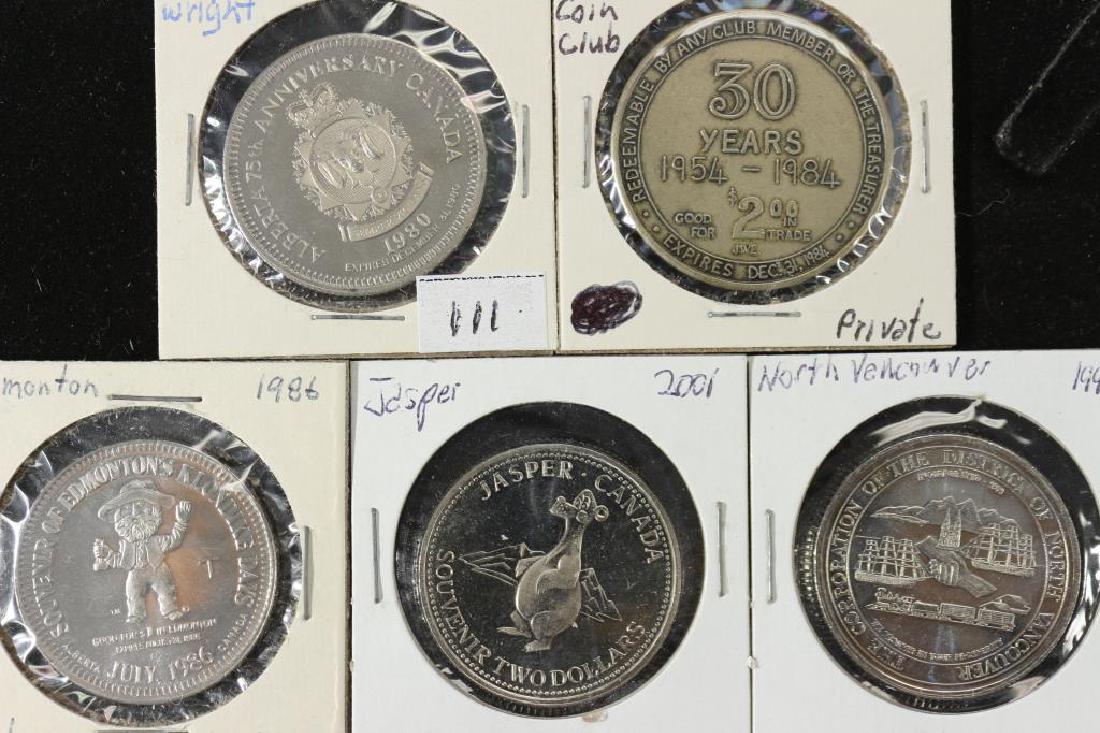 5 ASSORTED CANADA TRADE DOLLARS UNC 1980 CAMP (1 of 2)