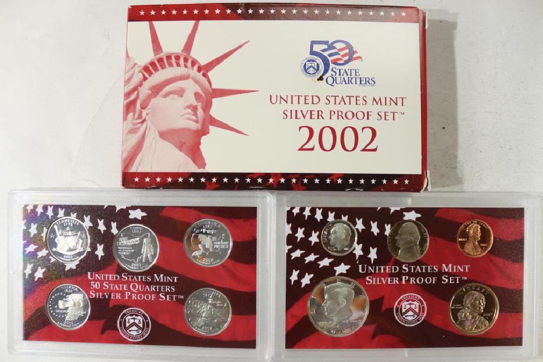 2002 US SILVER PROOF SET (WITH BOX) (1 of 2)