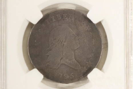 1795 FLOWING HAIR HALF DOLLAR 0-131 NGC VG DETAILS: 2019 REDBOOK RETAIL IS $1500.00