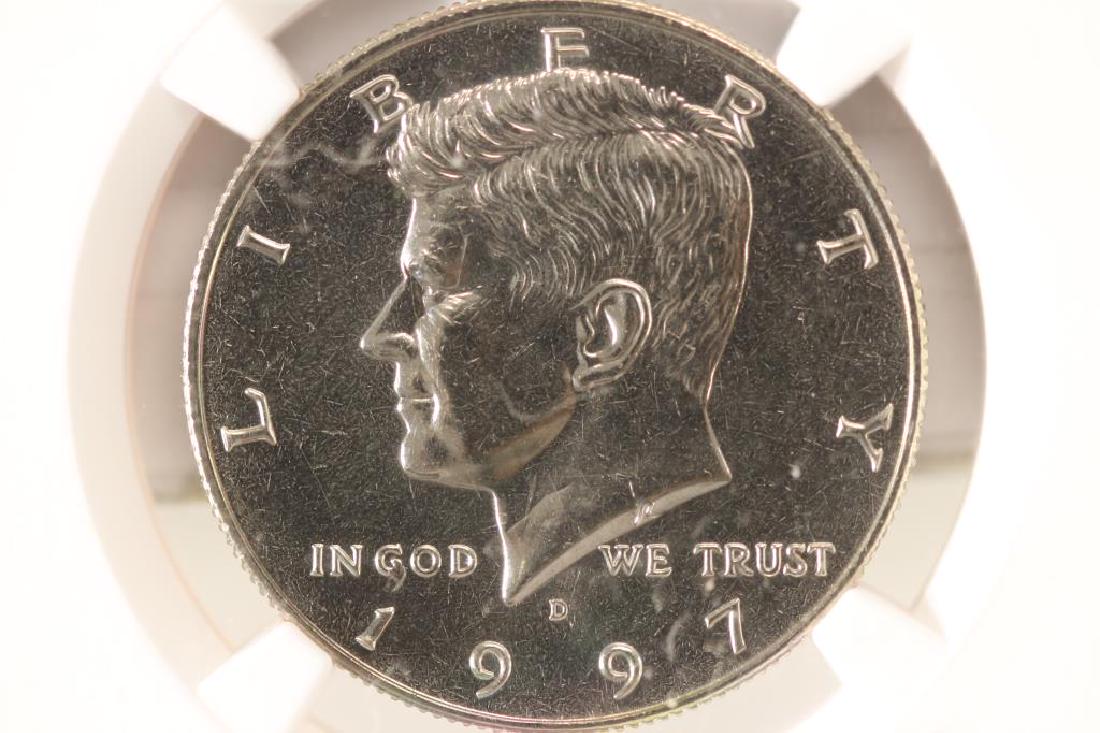 1997-D KENNEDY HALF DOLLAR NGC MS65 (1 of 3)