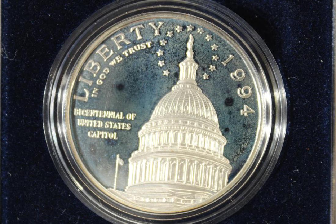 1994 US CAPITOL BICENTENNIAL PROOF SILVER DOLLAR (1 of 3)