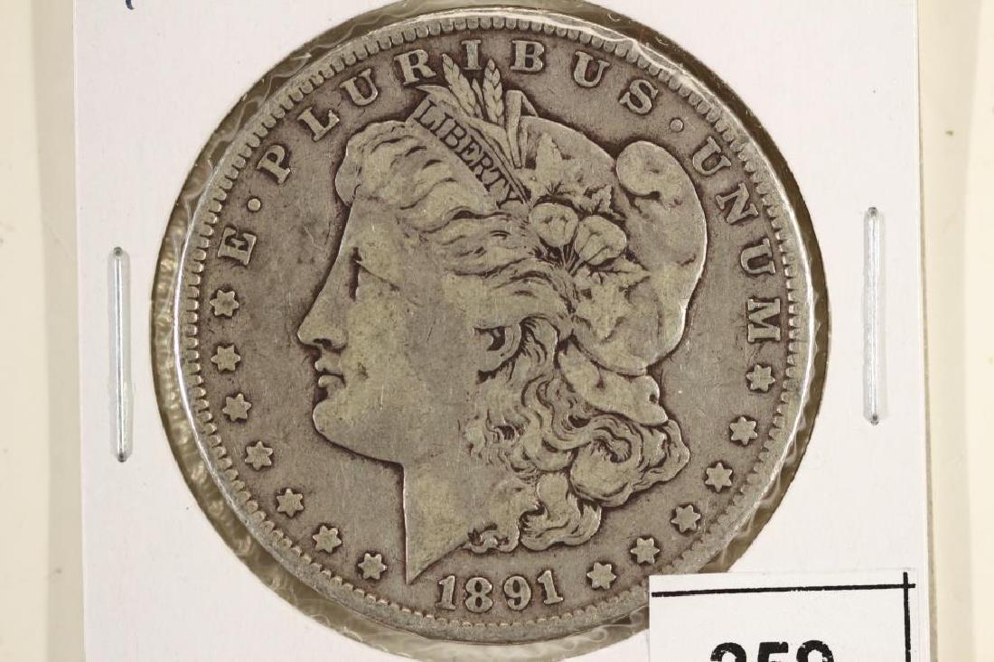 1891 MORGAN SILVER DOLLAR: You must call us at 1-763-862-8302 or email us at bidalotauction@aol.com with your credit card number directly. Thanks.