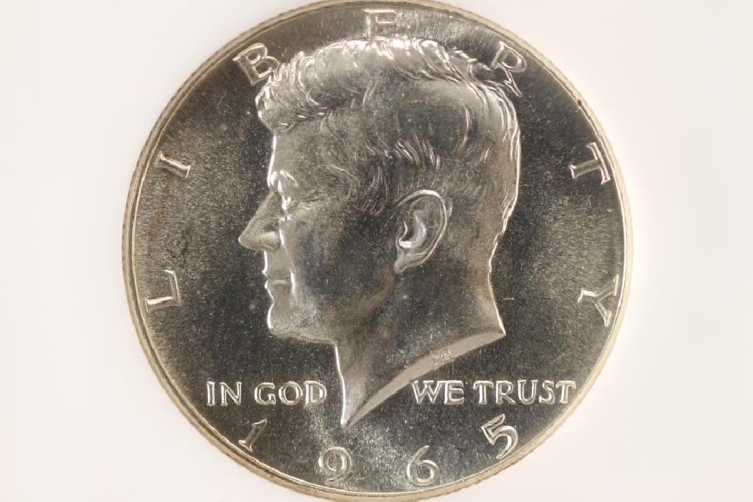 1965 SMS 40% SILVER JOHN F. KENNEDY HALF NGC MS67: You must call us at 1-763-862-8302 or email us at bidalotauction@aol.com with your credit card number directly. Thanks.