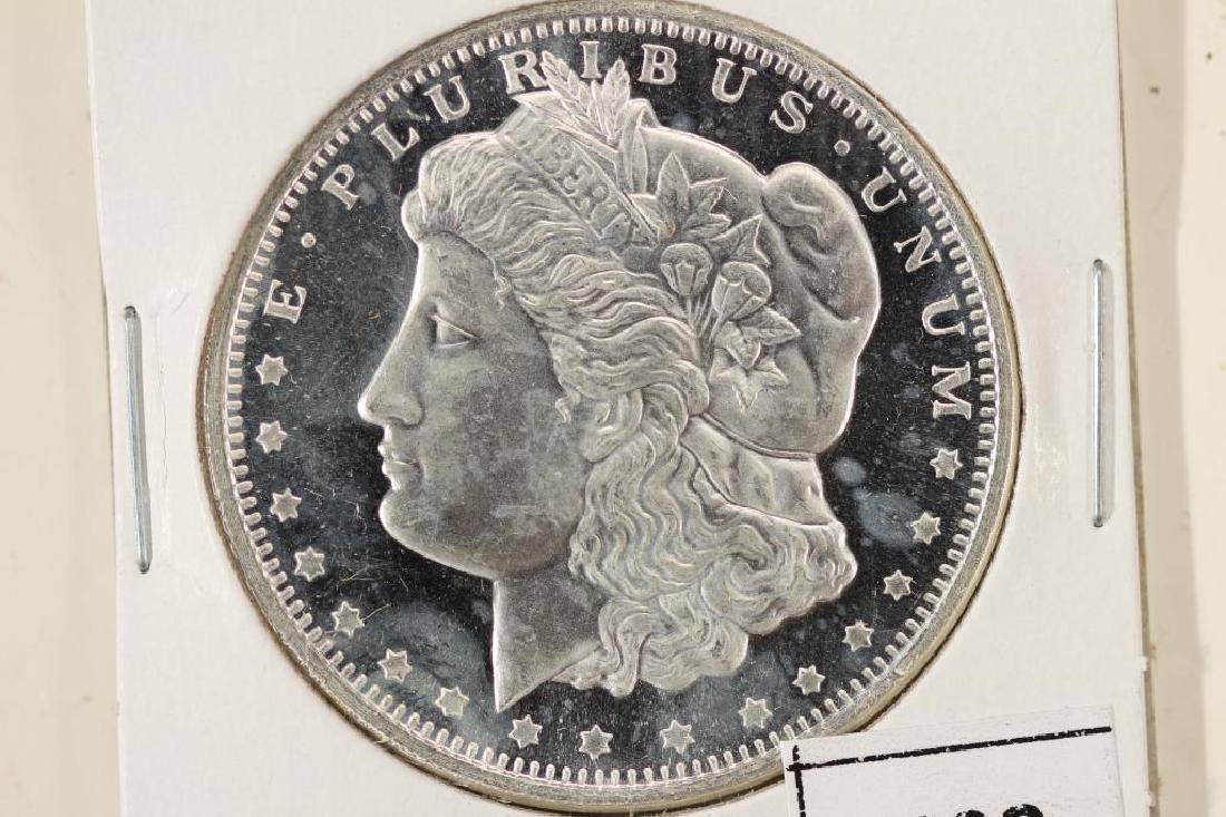 1 TROY OZ .999 FINE SILVER PROOF ROUND MORGAN: EAGLE