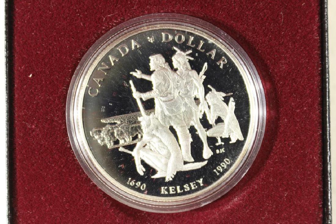 1990 CANADA KELSEY PROOF SILVER DOLLAR (1 of 4)