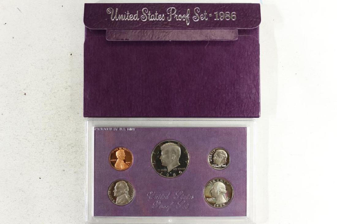 1986 US PROOF SET (WITH BOX) (1 of 2)
