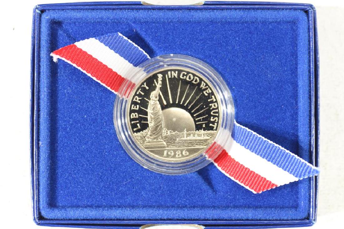 1986-S STATUE OF LIBERTY PROOF HALF DOLLAR (1 of 3)