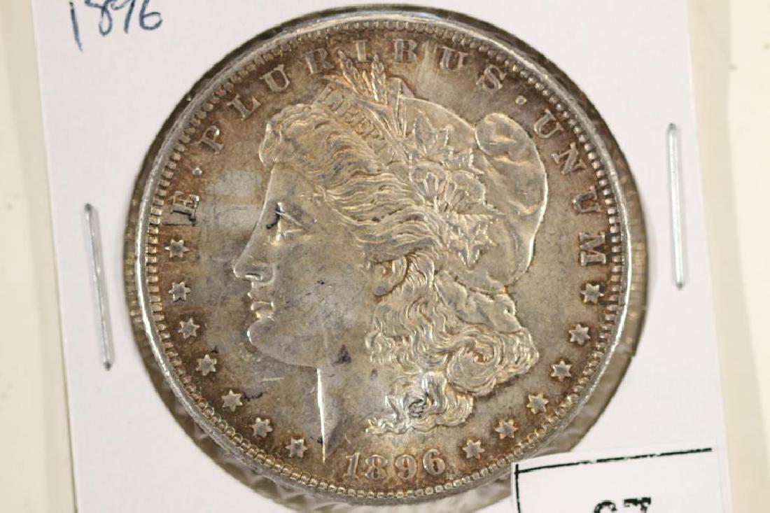 1896 MORGAN SILVER DOLLAR AU++ (1 of 2)