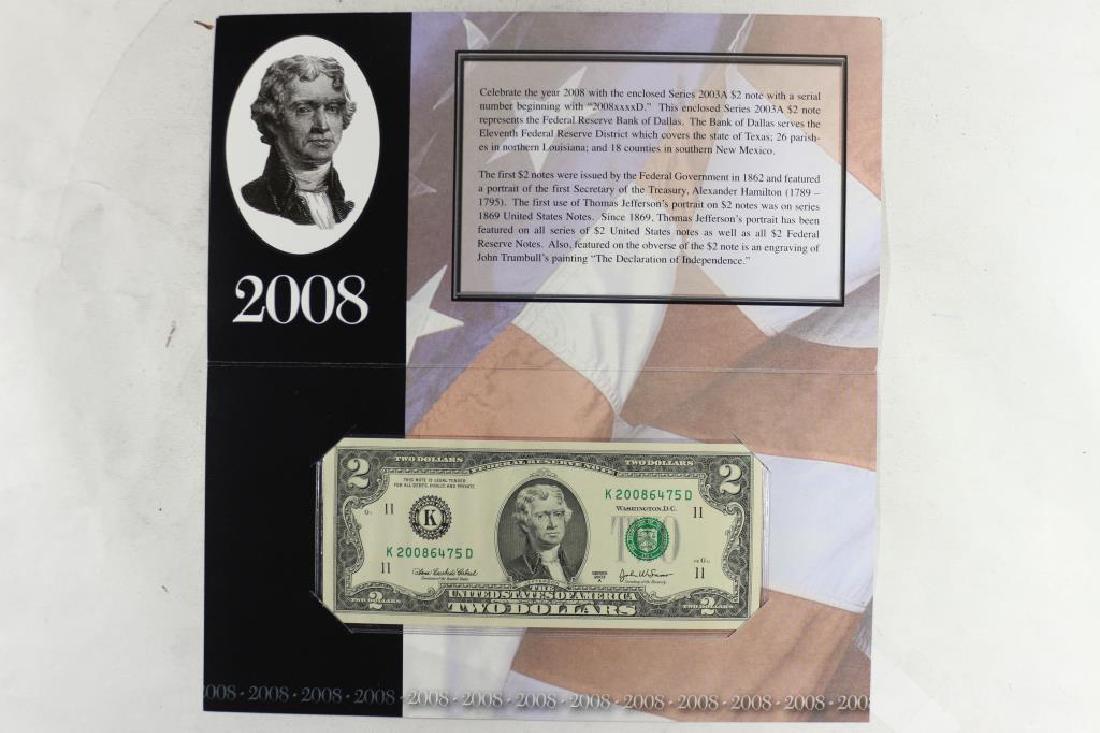 2008 DALLAS $2 SINGLE NOTE 2003-A FRN SERIAL (1 of 3)
