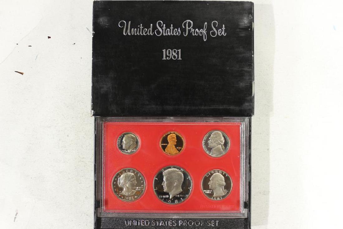 1981 US PROOF SET (WITH BOX) (1 of 2)