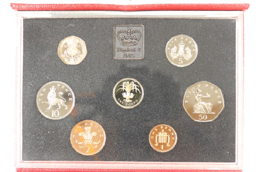 1985 UNITED KINGDOM PROOF COIN COLLECTION (1 of 4)
