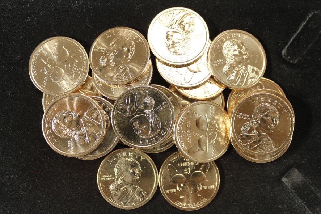 $25 ROLL OF 2016 NATIVE AMERICAN DOLLARS BU (1 of 1)