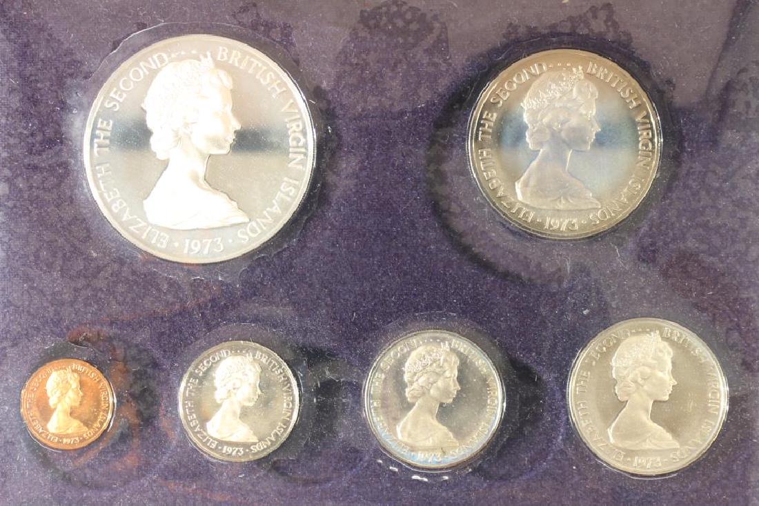 1973 BRITISH VIRGIN ISLANDS PROOF SET WITH SILVER (1 of 5)