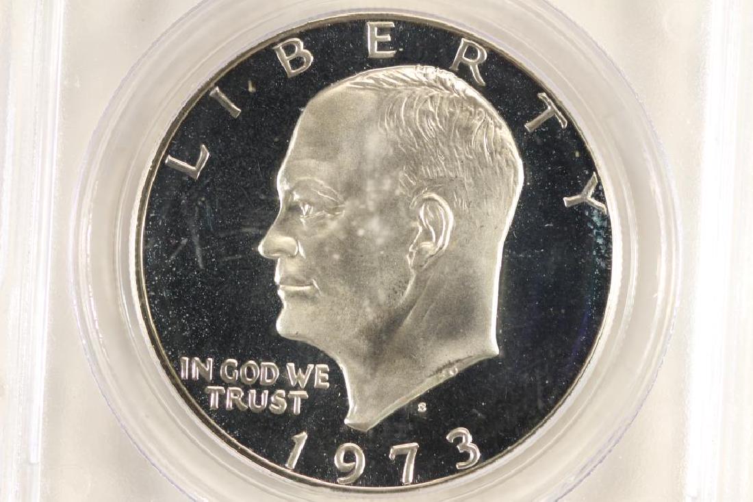 1973-S IKE SILVER DOLLAR PCGS PR69 DCAM (1 of 3)