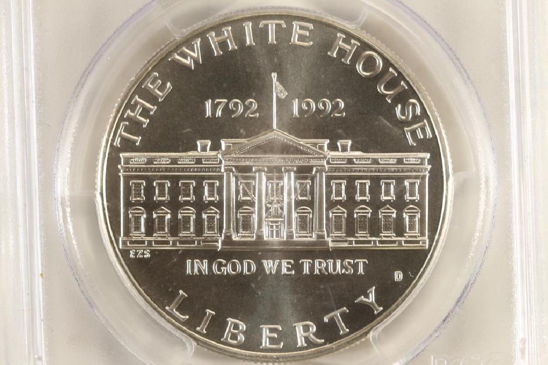 1992-D WHITE HOUSE COMMEMORATIVE SILVER DOLLAR (1 of 3)