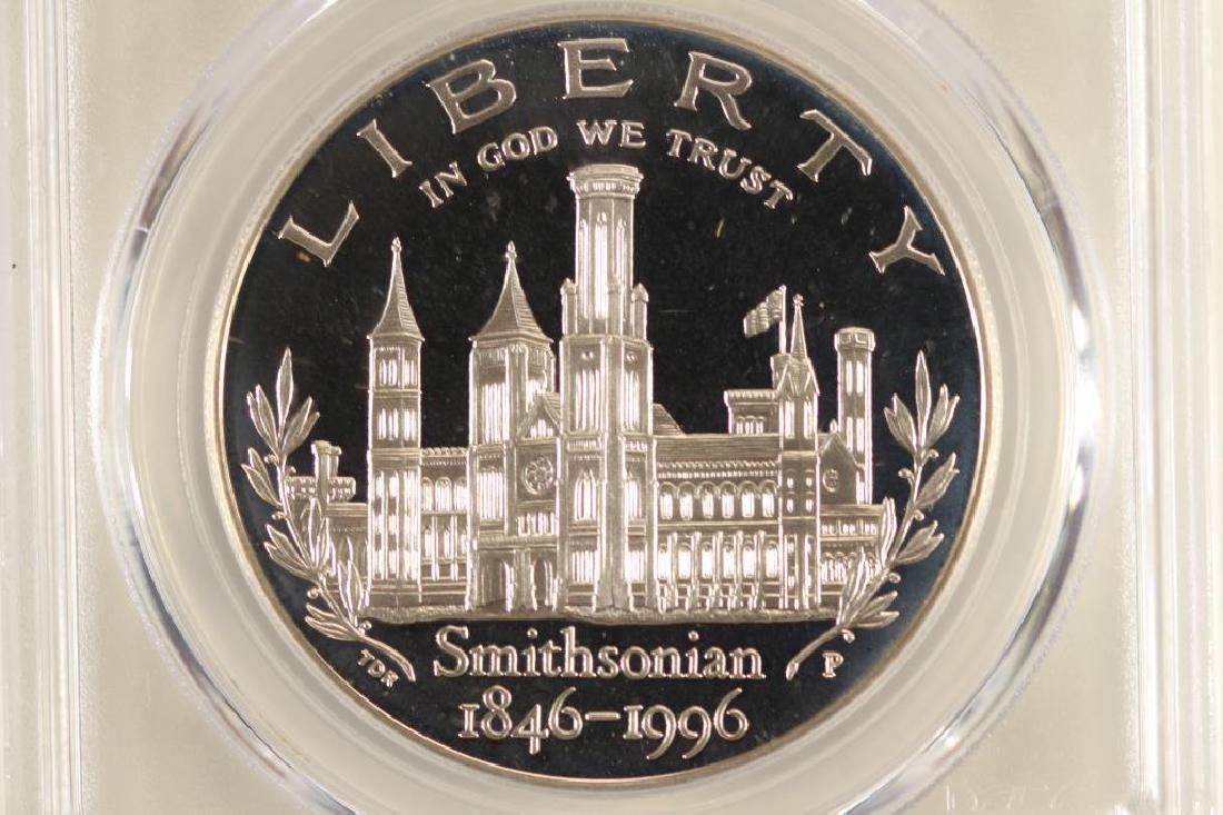 1996-P SMITHSONIAN COMMEMORATIVE SILVER DOLLAR (1 of 3)
