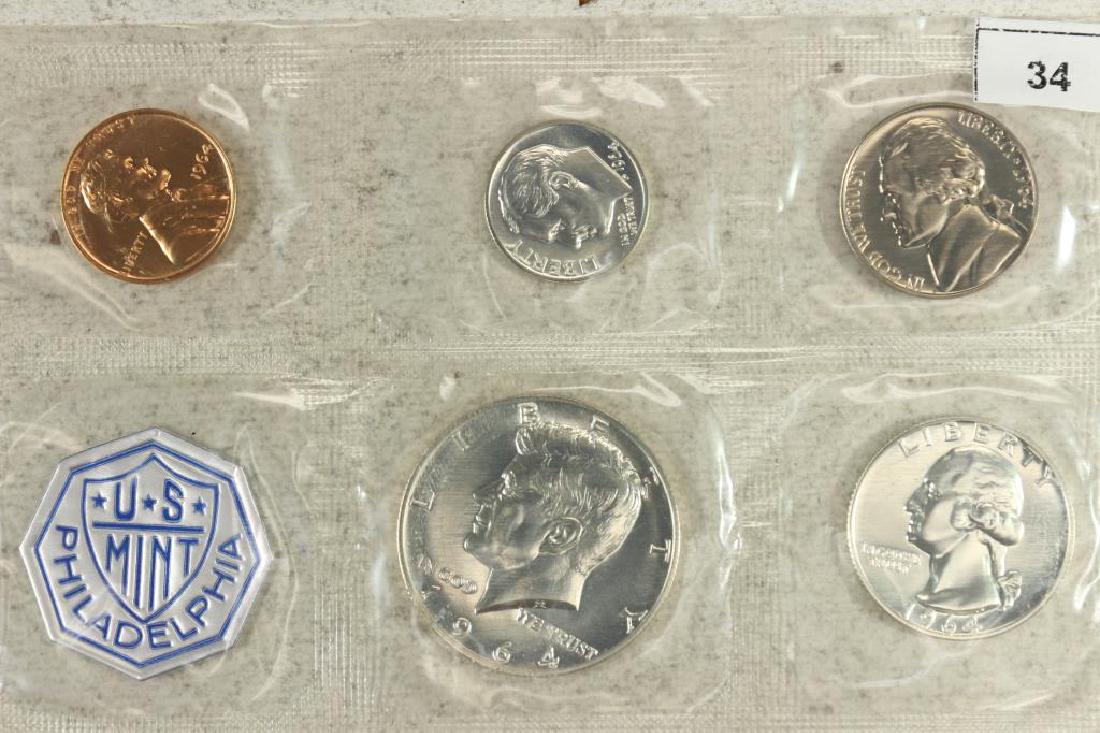 1964 US SILVER PROOF SET (WITHOUT ENVELOPE) (1 of 2)