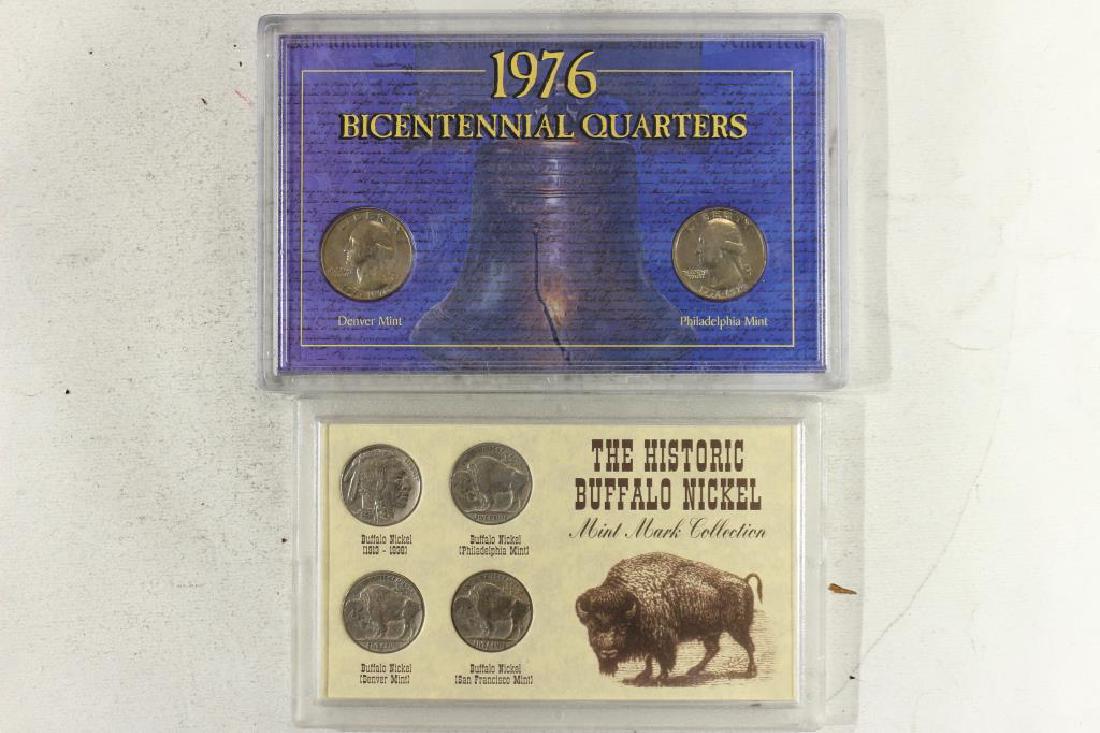 2 US COIN SETS HITORIC BUFFALO NICKEL MINT MARK (1 of 2)