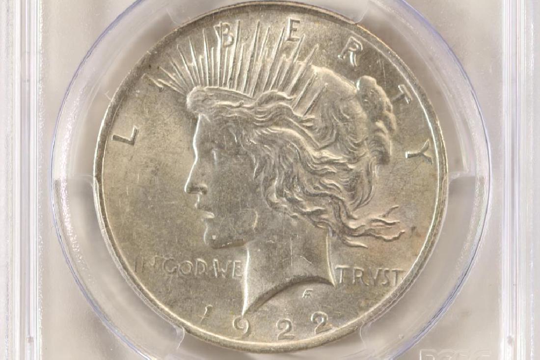 1922 PEACE SILVER DOLLAR PCGS MS62 (1 of 3)