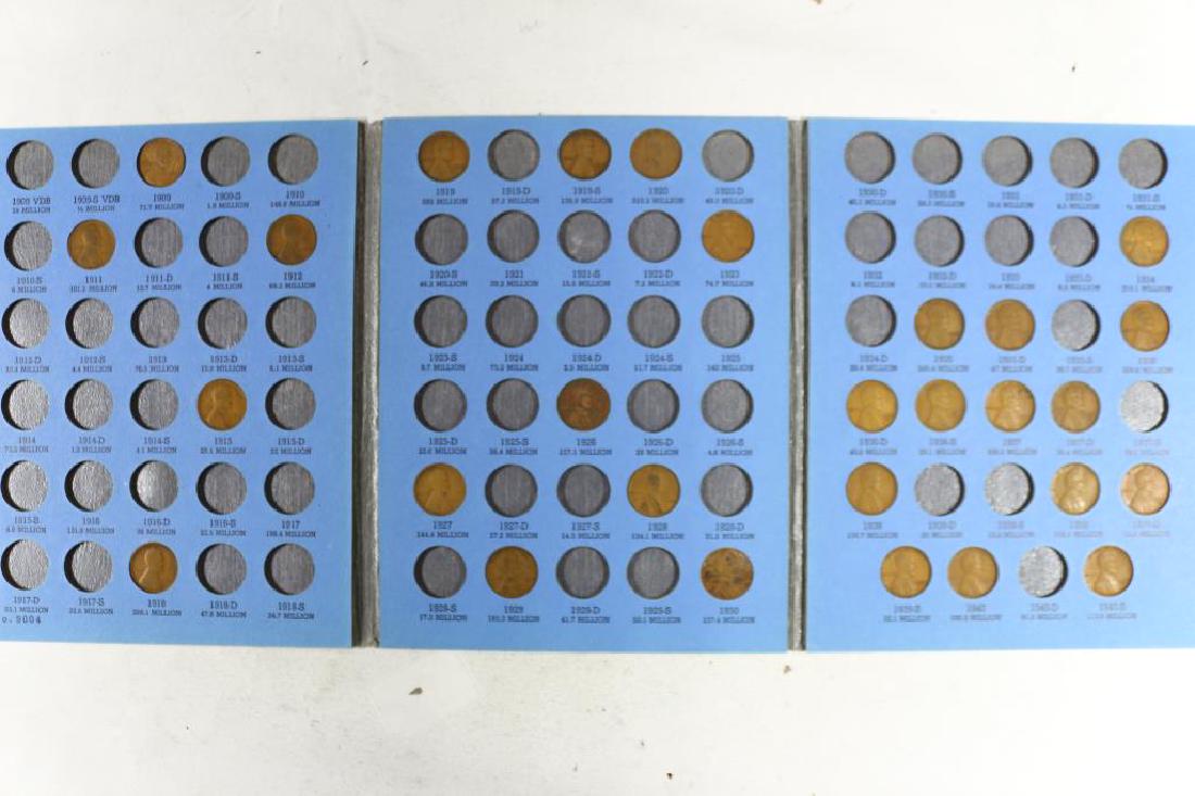 3 PARTIAL US COIN SETS. 1909-1940 LINCOLN CENTS (1 of 4)