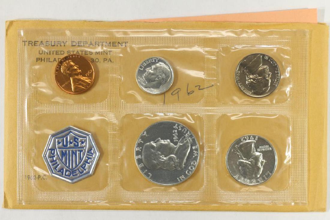 1962 US SILVER PROOF SET (WITH ENVELOPE) (1 of 2)