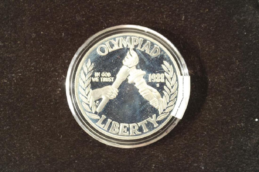 1988-S US OLYMPIC PROOF SILVER DOLLAR (1 of 2)