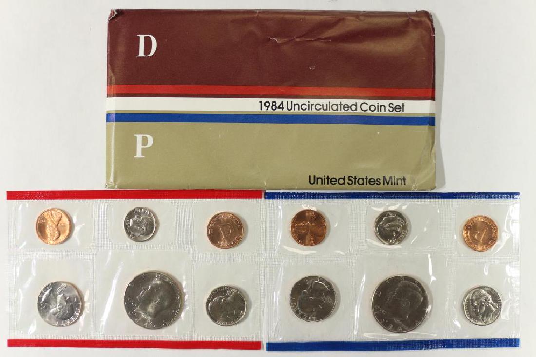 1984 US MINT SET (UNC) P/D (WITH ENVELOPE) (1 of 2)