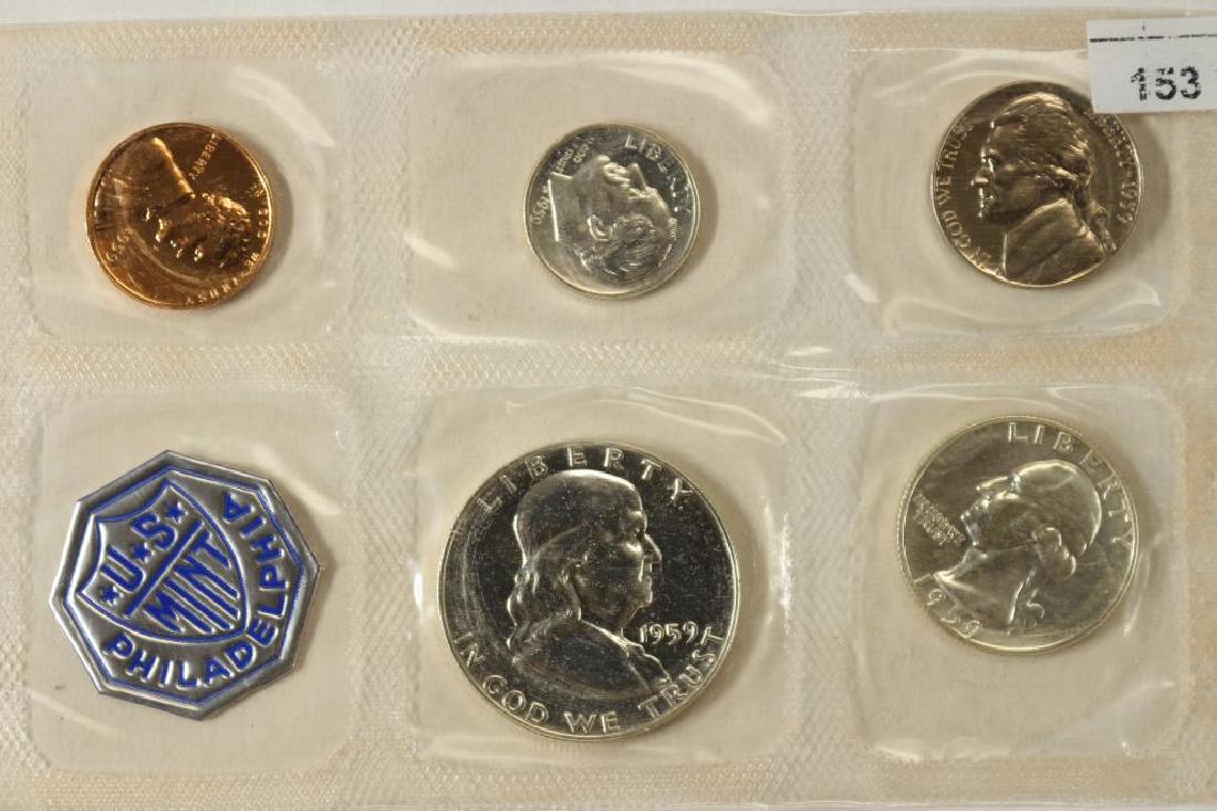 1959 US SILVER PROOF SET (WITHOUT ENVELOPE) (1 of 2)
