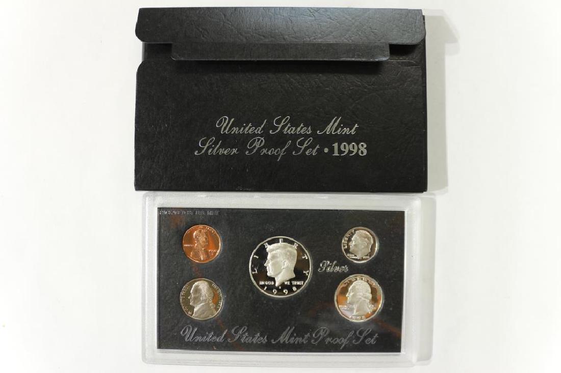 1998 US SILVER PROOF SET (WITH BOX) (1 of 2)