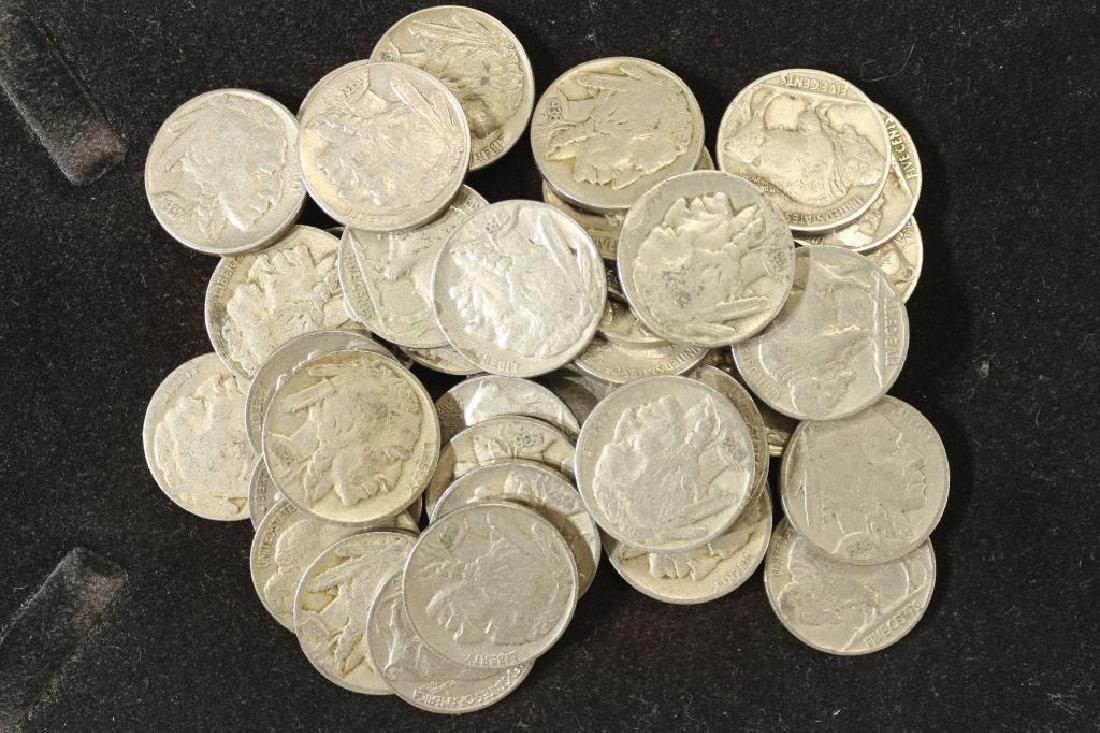 40 ASSORTED FULL DATE 1930'S BUFFALO NICKELS (1 of 1)