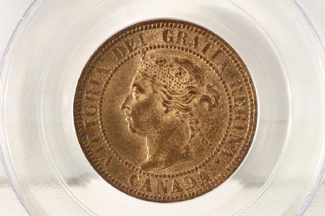1896 CANADA LARGE CENT PCGS MS63RB (1 of 3)
