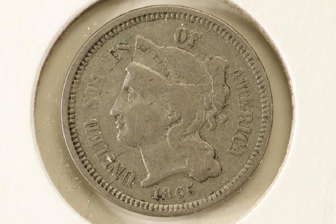 1865 THREE CENT PIECE (NICKEL) (1 of 2)