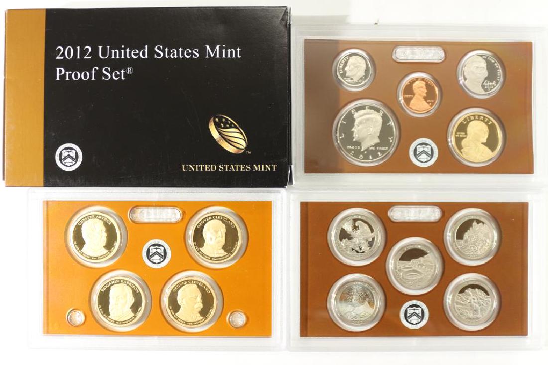2012 US PROOF SET (WITH BOX) 14 PIECES (1 of 2)