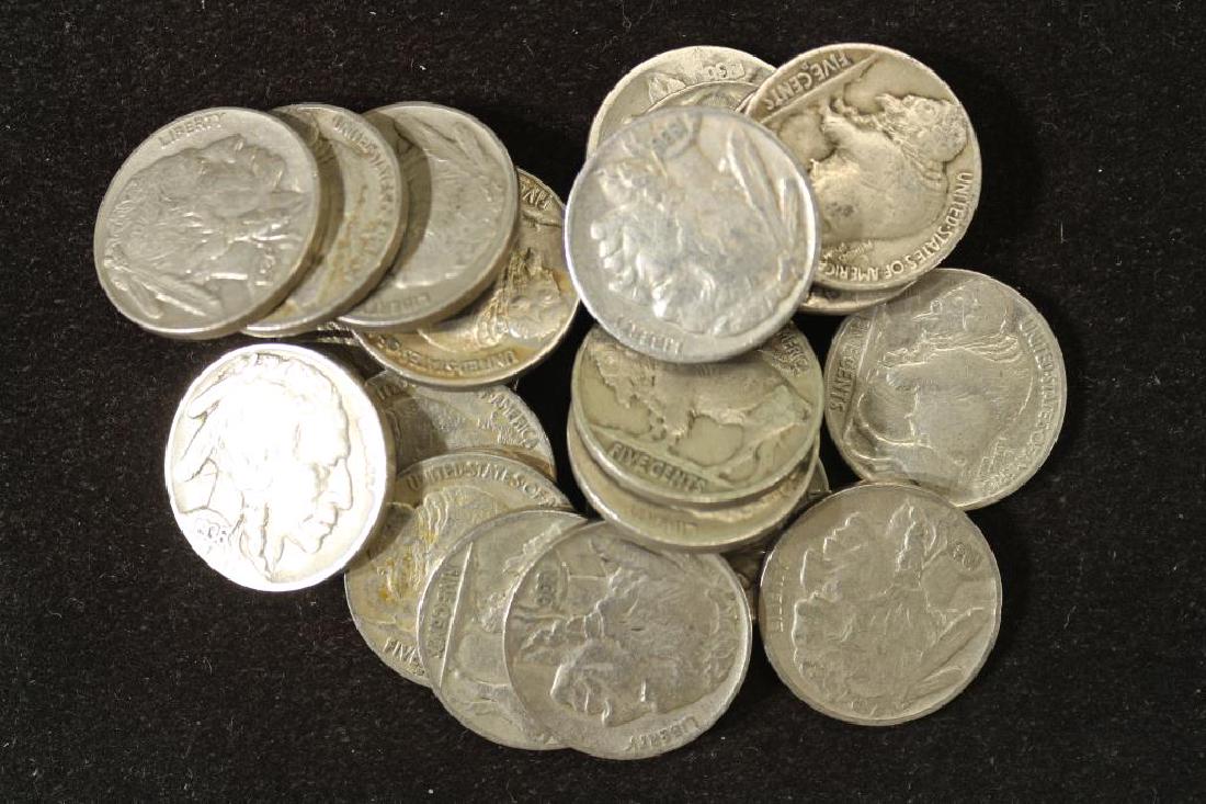 10 ASSORTED FULL DATE 1930'S BUFFALO NICKELS (1 of 1)